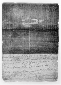 Letter written to Cameron in October 1873 reporting the death of David Livingstone (1813-73) from volume 1 of Across Africa by Verney Lovett Cameron, published 1877 by Jacob Wainwright